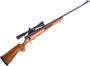 Picture of Used Savage 340D Bolt-Action Rifle, 222 Rem, 24" Barrel, Blued, Wood Stock, Tasco 3-9x40 Riflescope, 1 Magazines Good Condition