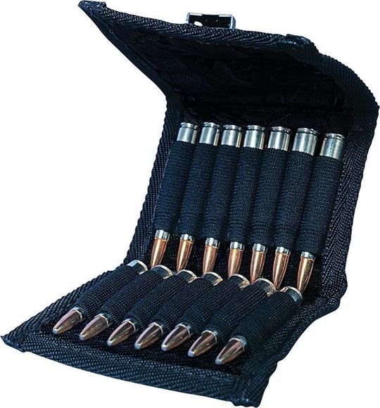 Picture of Allen Shooting Accessories, Shell Holders - Rifle Ammo Pouch, 14 Cartridges, Loop Closure, Black