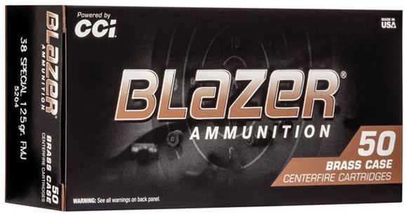 Picture of CCI Blazer Brass Pistol Ammunition