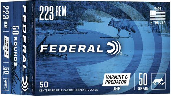 Picture of Federal American Eagle Rifle Ammo - 223 Rem, 50Gr, JHP, 50rds Value Pack