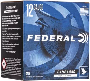 Federal Game-Shok Upland Heavy Field Load Shotgun Ammunition — Reliable Gun