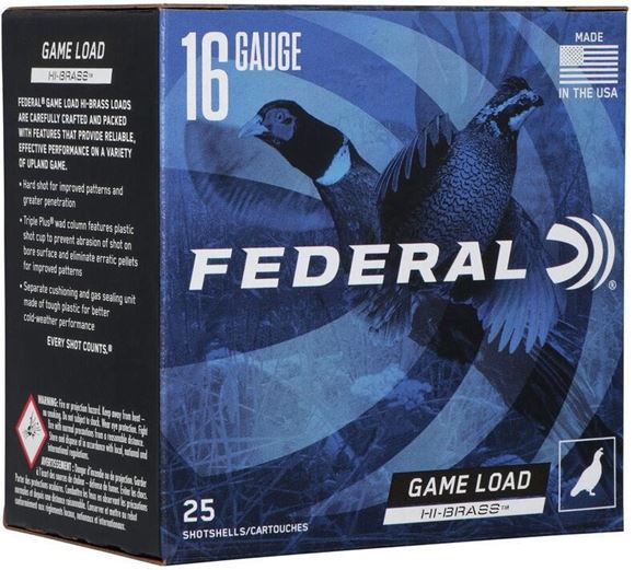 Picture of Federal Game Load Hi-Brass Load Shotgun Ammunition