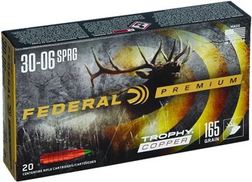 Picture of 30-06 Sprg, 165Gr, Trophy Copper, 20rds Box, 2800fps