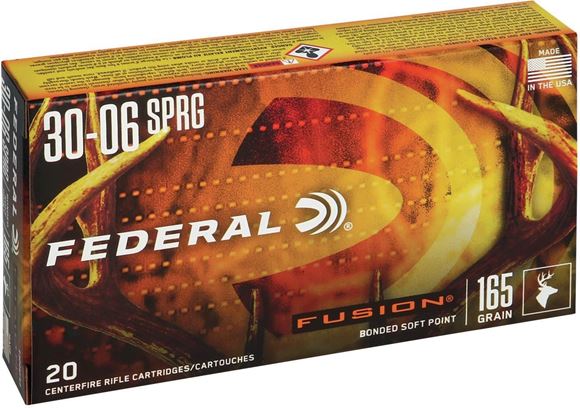 Picture of 30-06 Sprg, 165Gr, Fusion, 20rds Box
