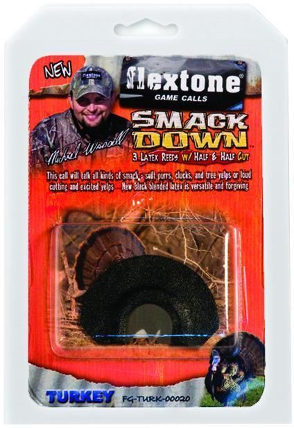 Flextone FLX-FLXTK020 Smack Down Turkey Mouth Call, Triple Reed w/Half ...