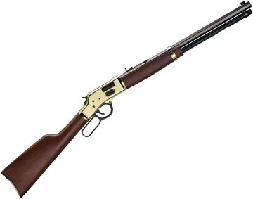 Henry Big Boy Large Loop Side Gate Lever-Action Rifle - 357 Mag/38 Special, 20", Octagonal, Blued, Solid Top Brass Receiver, American Walnut Stock, Fully Adjustable Semi-Buckhorn With Diamond Insert Rear Sight, Brass Bead Front Sight, 10rds — Reliable Gun