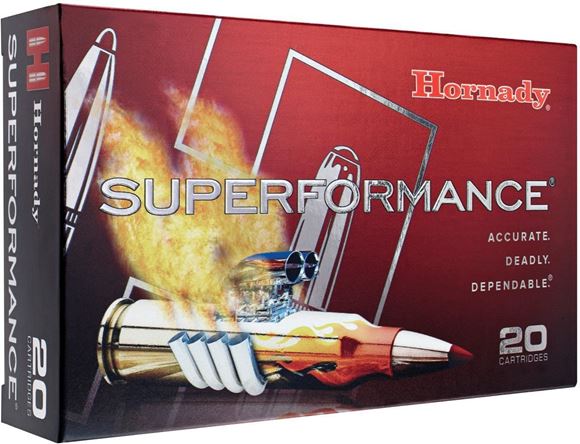 Picture of Hornady 80543 Superformance Rifle Ammo 270 WIN, SST, 130 Grains, 3200 fps, 20, Boxed