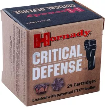Hornady Critical Defense Pistol Ammunition — Reliable Gun