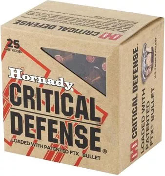 Hornady Critical Defense Pistol Ammunition — Reliable Gun