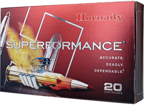 Picture of Hornady 820264 Superformance Rifle Ammo 300 Win Mag 165 CX SPF 20 Rnd 3260 FPS