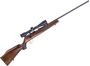 Picture of Used Voere HDF Bolt-Action Rifle, 22 WMR, 22" Barrel, Blued, Wood Stock, Nikon Monarch UCC 4x40 Riflescope, Rear Sight Removed, 1 Magazine, Very Good Condition