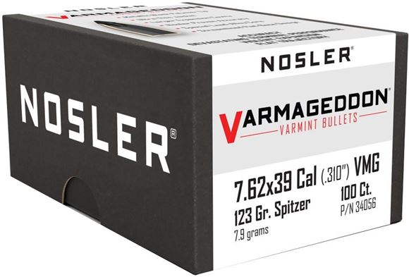Picture of Nosler 34056 Varmageddon .310 123gr. FB Tipped Bullets (100 ct)