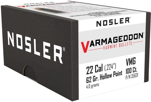 Picture of Nosler 35631 Varmageddon Rifle Bullets