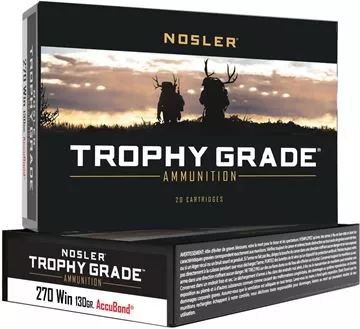 Nosler Trophy Grade Rifle Ammunition — Reliable Gun
