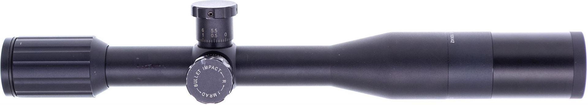 Used SWFA SS Riflescope, 10x42, 30mm, Target Turrets, Side Focus, MRAD ...