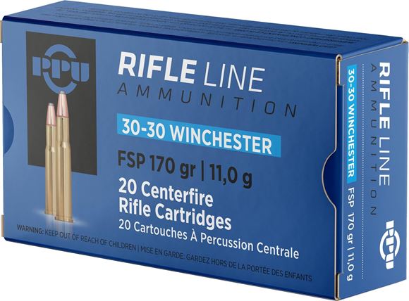 Picture of PPU PP30302 Rifle Ammo 30-30 WIN FSP 170gr