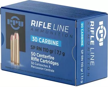 Picture of 30 Carbine, 110gr, SP, 20rds Box
