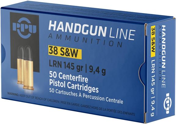 Picture of 38 S&W, 145Gr, LRN, 50rds Box