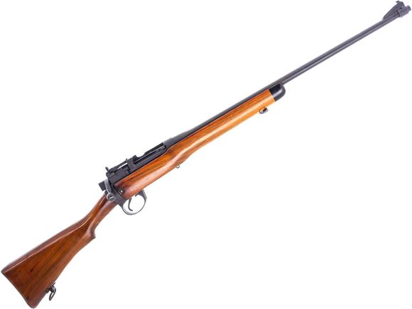 Picture of Used Lee Enfield No4 Mk1 Sporter Bolt-Action Rifle, 303 British, 24" Barrel, Blued, Wood Stock, Iron Sights, 1 Magazine, good Condition