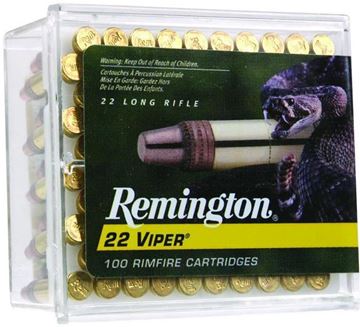 Picture of Remington Viper Rimfire Ammo - Hyper Velocity, 22 LR, 36Gr, TCSB, 100rds Box