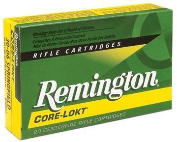 Picture of Remington Core-Lokt Centerfire Rifle Ammunition - 260 Rem, 140Gr, Core-Lokt, Pointed Soft Point, 20rds Box