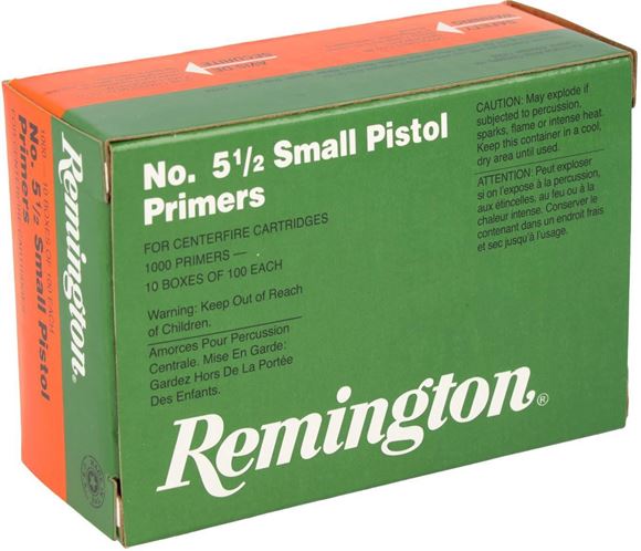 Picture of Remington X22626 Centerfire Primers 5-1/2 Small Mag Pistol Primers