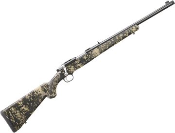Picture of Ruger 7421 77/357 Bolt Action Rifle 357 Mag, 18.5" Bbl, Blued , Kryptek Obskura Camo Stock, Adj Sights, 5+1 Rnd