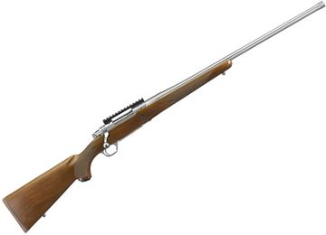 Picture of Ruger 57125 Hawkeye Hunter Bolt Action Rifle, 204 Ruger, 24" Bbl Stainless, Walnut Stock, 5+1 Rnd