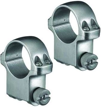 Picture of Ruger Accessories, Scope Rings - 1", High, Hawkeye Stainless, Set (90283/90284), For Ruger Model 77