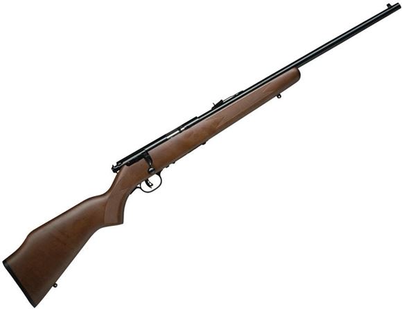 Picture of Savage 17000 Mark I G Bolt Action Rifle 22 LR, RH, 21 in, Satin Blued Wood Stk, 1 Rnd, Accu-Trigger