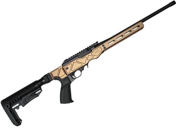 Picture of SBI SBI_C71_PREC16_TN C-71 Precision, Rimfire Semi-Auto Rifle 16" BBL, Chassis, Tanodize