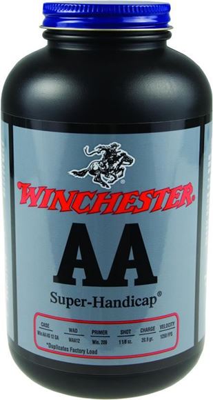 Picture of Winchester WSH1 Super-Handicap Smokeless Shotshell Reloading Powder 1lb State Laws Apply