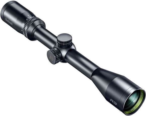 Picture of Bushnell Optics R3 Rimfire Riflescopes - 4-12x40mm, 1", DZ22 Reticle, Second Focal, 1/4 MOA Adjustments, Multi-Coated, Matte, IPX7 waterproof.