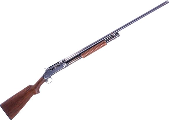 Picture of Used Winchester 1897 Pump-Action Shotgun, 12Ga, 2-3/4" Chamber, 30" Barrel, Blued, Wood Stock, 1941 mfg, Takedown, Fixed Full Choke, Good Condition