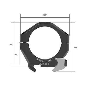 Picture of Arken Halo Ti Riflescope Rings