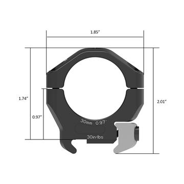 Picture of Arken Halo Ti Riflescope Rings
