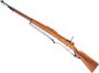 Picture of Used Mauser Model 1908 Brazilian Contract Bolt-Action Rifle - 7x57, 29.5" Barrel, Full Miliitary Wood Stock, Matching Numbers, Matching Bayonet, Framed Original Test Target, Leather Sling, Muzzle Cap, Very Good Condition