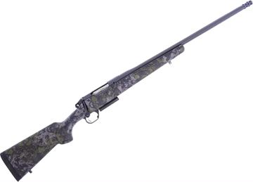 Picture of Bergara Premier Canyon Bolt Action Rifle - 6.5 Creedmoor, 20", 1:8", No. 4 Taper Fluted, Ommi Muzzle Brake, Sniper Grey Cerakote, AG Carbon Fiber Stock With Swamper Rogue, 3rds