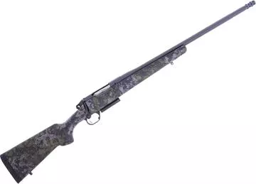 Picture of Bergara Premier Canyon Bolt Action Rifle - 6.5 PRC, 20", 1:8", No. 4 Taper Fluted, Ommi Muzzle Brake, Sniper Grey Cerakote, AG Carbon Fiber Stock With Swamper Rogue, 3rds