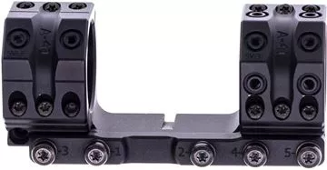 Picture of Used Spuhr Scope Mount Picatinny Rail, 34mm, Built-in Bubble level, 6 MIL/20.6 MOA, Height: 30mm/1.18", Length: 121mm/4.76". Good condition, A few light marks.