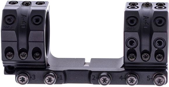 Picture of Used Spuhr Scope Mount Picatinny Rail, 34mm, Built-in Bubble level, 6 MIL/20.6 MOA, Height: 30mm/1.18", Length: 121mm/4.76". Good condition, A few light marks.