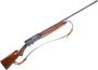 Picture of Used FN Browning Auto 5 Semi-Auto Shotgun, 12 Ga, 2-3/4", 27.5" Barrel, Blued, Wood Stock, Pre WWII Mfg, Green Canvas Sling, Glued Crack Through Handguard, Stock Lacquered, Fixed Full Choke, Fair Condition