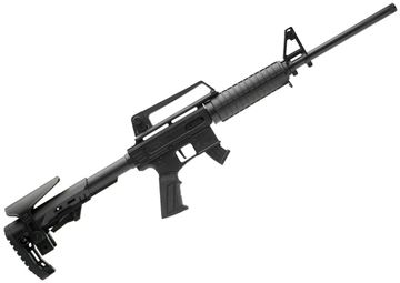 Picture of Rock Island Armory / Derya TM-22 Feather Semi-Auto Rifle - 22LR, 18", Black Polymer Receiver w/ Picatinny Top Rail, Polymer Handguard, Collapsing AR Style Stock, Threaded 1/2x28 TPI, 2x10rds Mags