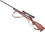 Picture of Used Custom Mauser 1908 Bolt-Action rifle, 6mm Rem, 24" Barrel, Blued, Custom Wood Stock, Leupold Vari-X II 2-7x33 Riflescope, Leather Sling, Very Good Condition