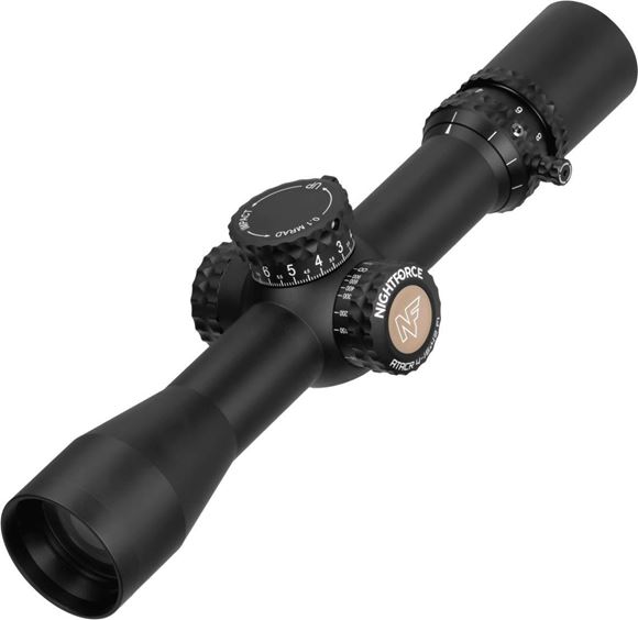 Picture of Nightforce ATACR Riflescopes - 4-16x42mm, 34mm, 1st Focal Plane, MIL-C Reticle, DigIllum Green or Red Illumination, PTL .1 Mil-Radian Click Value, Side Parallax Adjustment, Capped Windage.