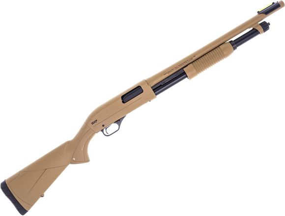 Picture of Used Winchester SXP Dark Earth Defender Pump-Action 12Ga, 3" Chamber, 18" Barrel, FDE Composite Stock, Fiber Optic Front Sight, Good Condition