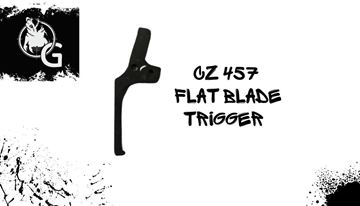 Picture of Gunsmoke  - CZ 457 Flat Blade Trigger Kit, includes Spring, up to 50% Reduce Trigger Pull.
