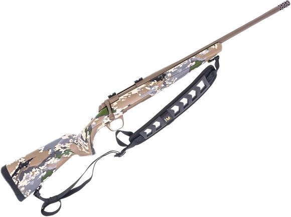 Picture of Used Browning X-Bolt Suppressor Ready Bolt Action Rifle, 223 Rem, 18", Fluted Sporter SR Contour, OVIX Camo Composite Stock, Smoked Bronze Cerakote, 5/8"-24 threaded w/ Muzzle Brake, 1 Magazine, Sling, Excellent Condition