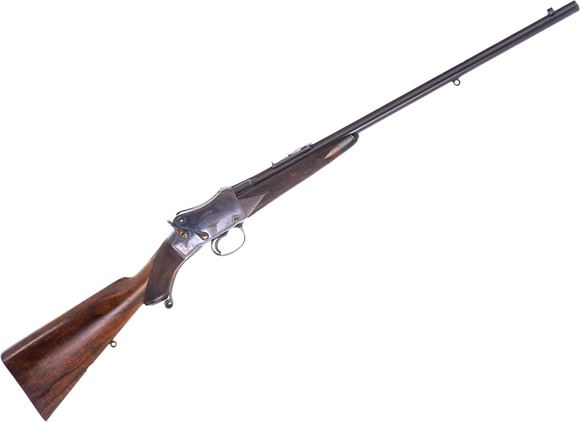 Picture of Used Army & Navy Co-Operative Society Martini Single-Shot Falling Block 303 British, 24'' Ribbed Barrel, Express Sights, Walnut Stock w/ Ebony Forearm Cap, Good Condition