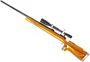 Picture of Used Winchester Model 70 Bolt-Action 7mm Gibbs, 28" Heavy Barrel, With 10x Unertl Scope, Pre 64 Action - Single-Shot, Laminate Thumbhole Target Stock, Barrel Finish Worn, Otherwise Good Condition